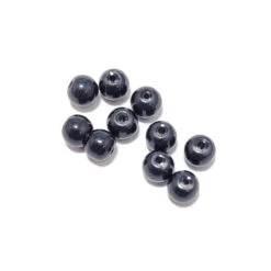 Zunnebeld Glass Beads Black 6 MM