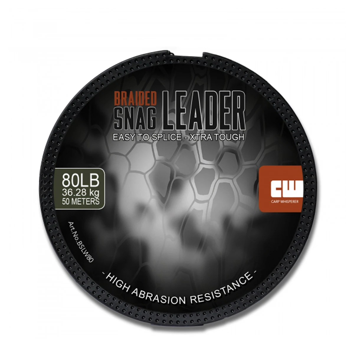 Carp Whisperer - Braided Snag Leader - 80 Lb - Afbeelding 3