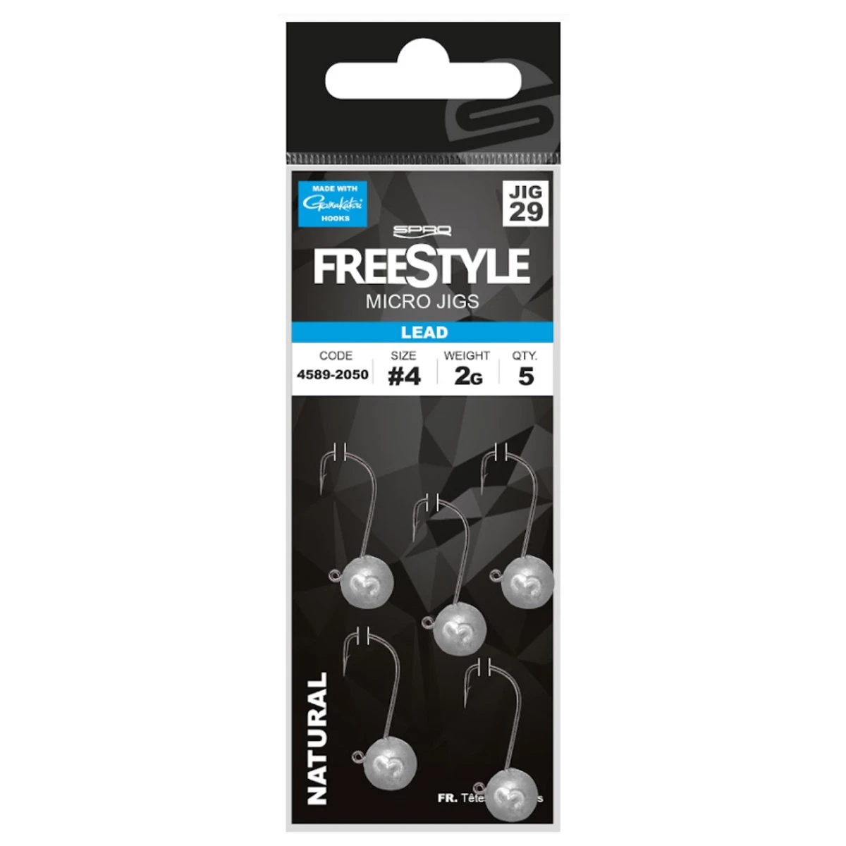 Spro Freestyle Lead Micro Jig Natural Maat 4 - Afbeelding 2