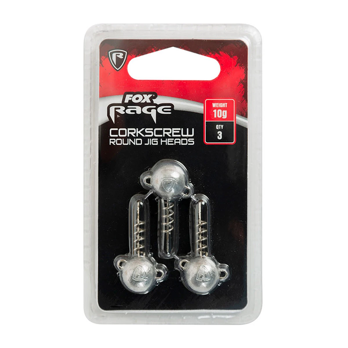 Fox Rage Corkscrew Round Jig Heads