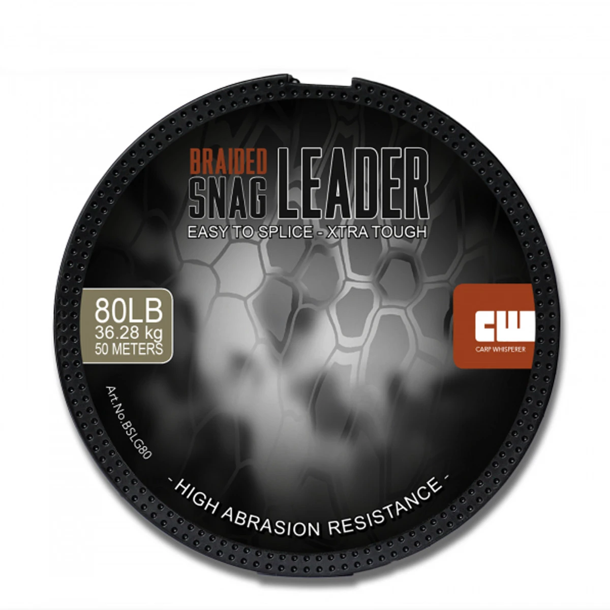 Carp Whisperer - Braided Snag Leader - 80 Lb - Afbeelding 2
