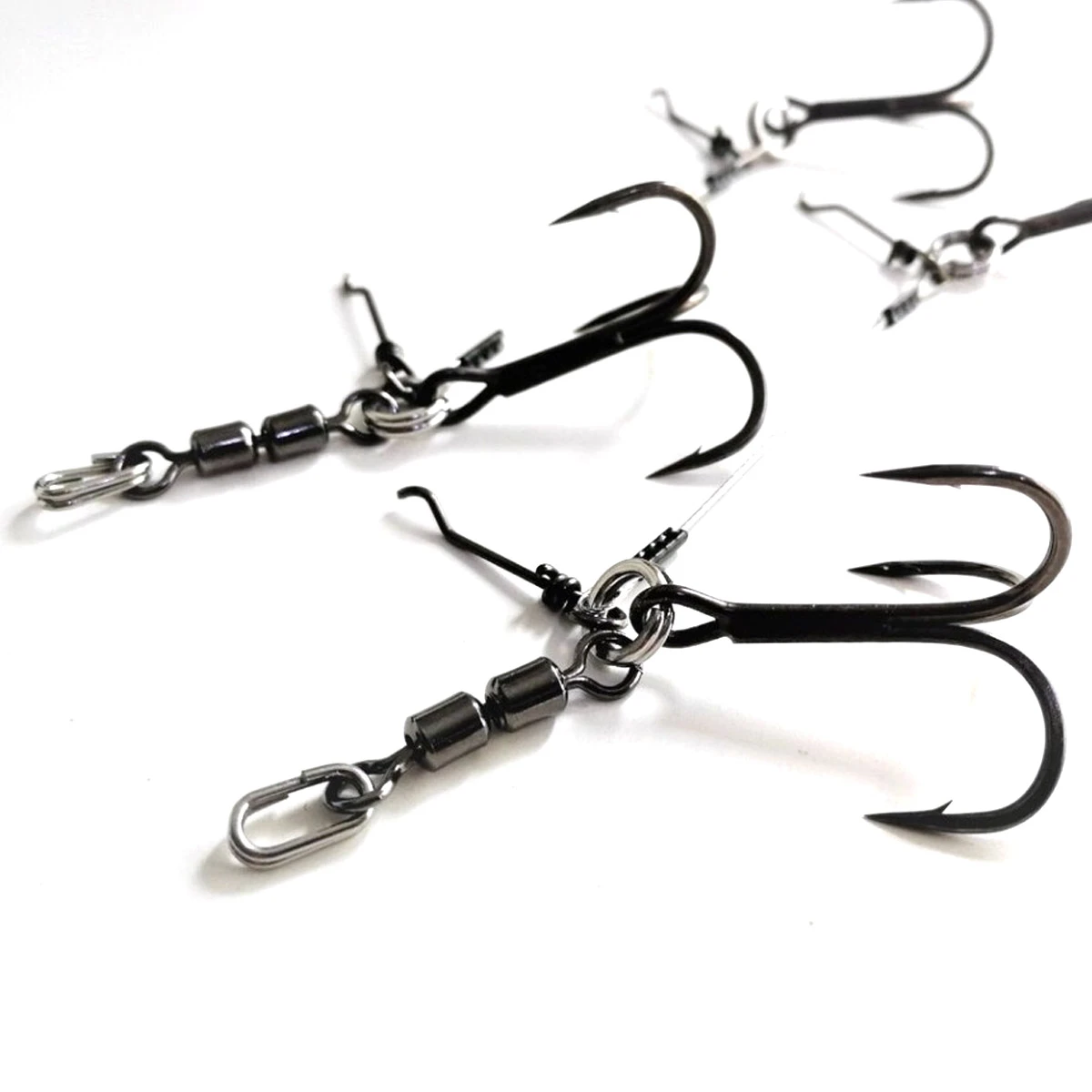 Pikecraft Double Swivel Stinger Rig XL 2/0 - Afbeelding 2